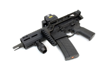Image of A3 Industries Compact Modular Vertical Foregrips, Compact Single-Slot M-Lok Mounting Base With 3in Knurled Grip, Aluminum, Black, VFG-155