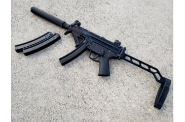 Image of A3 Industries HK MP5-K Angled Front Grip Forend, MJF Polymer, Black, AFG-119