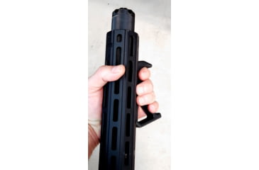 Image of A3 Industries Large M-LOK Angled Foregrip w/ Integrated Handstop, MJF Polymer, Black, AFG-107