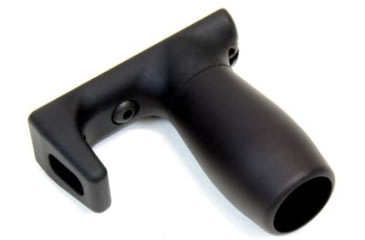 Image of A3 Industries M-LOK Modular Vertical Foregrips w/ Integrated Handstop, 2In Smooth Aluminum Grip, Polymer Base, 2.5 Oz., Black, VFG-109