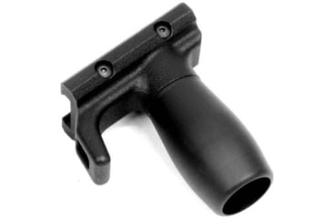 Image of A3 Industries Modular Vertical Foregrip For B&amp;T APC-K, 100 Degree, w/ Hand-Stop And 2.00In Smooth Aluminum Grip, Polymer Base, Black, VFG-144
