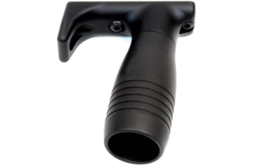 Image of A3 Industries Modular Vertical Foregrips, 100 Degree, M-LOK, w/ Handstop, 2.75In HK Grooved Aluminum Grip, Polymer Base, Black, VFG-111