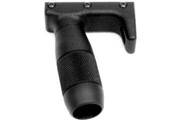 Image of A3 Industries Modular Vertical Foregrips, 100 Degree, Picatinny, w/ Handstop, 3.00In Knurled Aluminum Grip, Polymer Base, Black, VFG-132