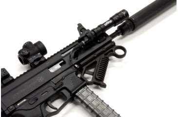 Image of A3 Industries Picatinny Angled Foregrips, Ring Handstop, MJF Nylon, Black, AFG-111