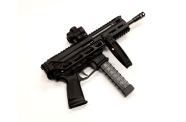 Image of A3 Industries Rear Stock Adapter for Grand Power Stribog, 6061 T6 Aluminum, Picatinny, Black, RSA011