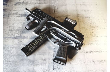 Image of A3 Industries Rear Stock Adapter for Grand Power Stribog, 6061 T6 Aluminum, Picatinny, Black, RSA011