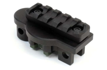 Image of A3 Industries Rear Stock Adapter for HK MP5-K/SP5-K, 6061 T6 Aluminum, Picatinny, Black, RSA013