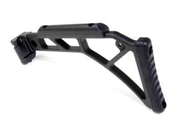 Image of A3 Industries Skelestock Skeleton Stock, 6061 T6 Aluminum, A3T Picatinny Hinge, 9.5in, Black, SK-H2-9.50