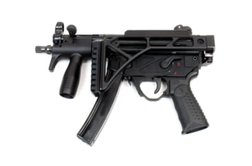 Image of A3 Industries Skelestock Skeleton Stock, 6061 T6 Aluminum, A3T Picatinny Hinge, 9.5in, Black, SK-H2-9.50