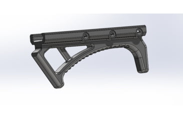 Image of A3 Industries Slimline Picatinny Angled Foregrips, MJF Nylon, Black, AFG-112