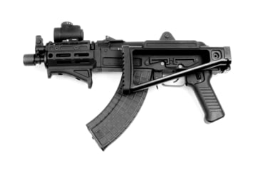 Image of A3 Industries Triangle Folding Complete Buttstock, Gen 2, Picatinny Mount, 6061 T6 Aluminum, Black, TS-PIC-A