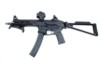 Image of A3 Industries Triangle Folding Complete Buttstock, Gen 2, Picatinny Mount, 6061 T6 Aluminum, Black, TS-PIC-A