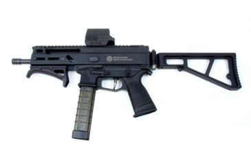Image of A3 Industries UMP/ MP5 Right/Left Folding Style Buttstock,Standard A3T 2-bolt Hinge, Black, UMPS-2B