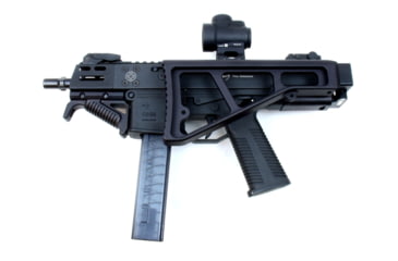 Image of A3 Industries UMP/ MP5 Right/Left Folding Style Buttstock,Standard A3T 2-bolt Hinge, Black, UMPS-2B