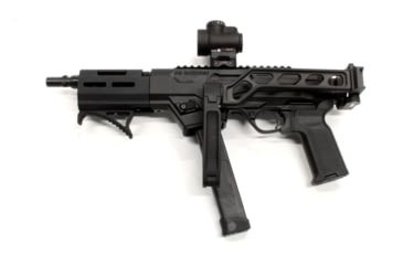 Image of A3 Industries Universal M-LOK Angled Foregrip Mini, MJF Nylon, Black, AFG-106