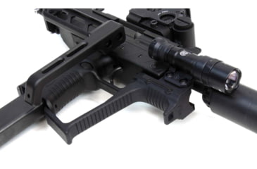 Image of A3 Industries UZI PRO Angled Foregrip with Guard and M-Lok Rail, Black, AFG-129