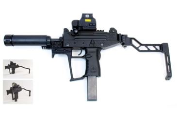 Image of A3 Industries UZI PRO Angled Foregrip with Guard and M-Lok Rail, Black, AFG-129