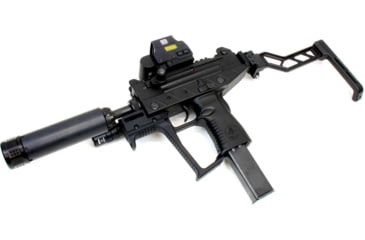 Image of A3 Industries UZI PRO Angled Foregrip with Guard and M-Lok Rail, Black, AFG-129