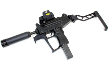 Image of A3 Industries UZI PRO Angled Foregrip with Guard and M-Lok Rail, Black, AFG-129