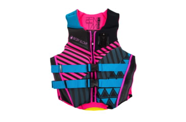Image of Body Glove Phantom Womens USCGA PFD - Aqua/Pink 1345570C, XL, Aqua/Pink, 18224W-AQUPNK-XL
