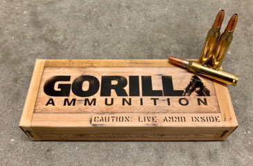 Image of Gorilla Ammunition .223 Remington 55 Grain Self Defense Rifle Ammo, 20 Rounds, Copper, 20 Rounds, gpf-24939