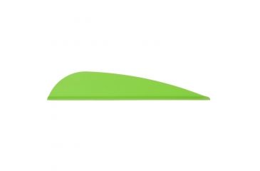 Image of AAE Elite Plastifletch Vanes, Bright Green 2.875 in. 100pk. EPA26BG100