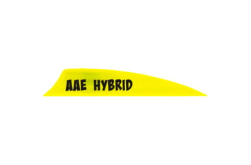 Image of AAE Hybrid 2.0 Shield Cut Vanes, Yellow, 50 Pack, HY20YE50