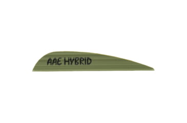 Image of AAE Hybrid 26 Vanes, Od Green, 50 Pack, HY26ODG50