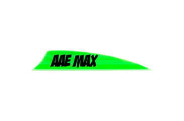 Image of AAE Max 2.0 Shield Cut Vanes, Bright Green, 50 Pack, PMA20BG50