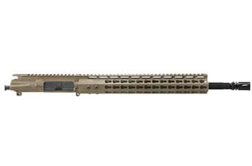 Image of Aagil Arms Complete AR-15 5.56 NATO Upper Assembly 16in Barrel Length Carbine 1-7 Twist w/ 15in Clamp on Key Mod, Cerakote, Flat Dark Earth, Medium, AA-C16556C7R15DC