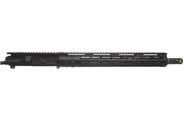 Image of Aagil Arms Complete AR-15 5.56 NATO Upper Assembly 16in Stainless Steel Length Carbine 1-8 Twist w/ 15in MLOK, Anodized, Black, Medium, AA-C16S556C8K15