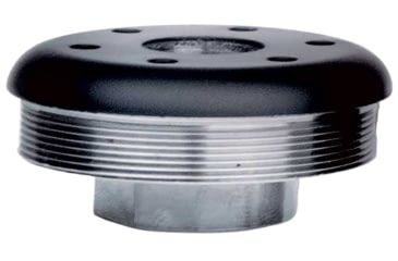 Image of AB Suppressor Raptor Flush Mount, 1/2x28 TPI, 1.625in Diameter, Titanium, Silver, F22-FM-1/2-28