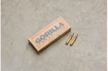Image of Gorilla Ammunition .223 Remington 69 Grain Sierra MatchKing Rifle Ammo, 20 Rounds, Copper, 20 Rounds, gpf-224