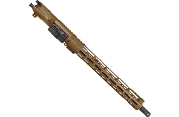 Image of ABC RIFLE COMPANY AR-15 .223 5.56 Complete Build 16in Barrel 15in Lightweight Hybrid M-LOK Handguard Upper Receiver, 1-10 Twist, 1/2x28, A2 Style Muzzle Brake, Nitride, Burnt Bronze, UA15-TCML15-BB