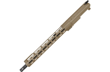 Image of ABC RIFLE COMPANY AR-15 .223 5.56 Complete Build 16in Barrel 15in Lightweight Hybrid M-LOK Handguard Upper Receiver, 1-10 Twist, 1/2x28, A2 Style Muzzle Brake, Nitride, FDE, UA15-TCML15-FDE