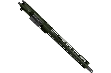 Image of ABC RIFLE COMPANY AR-15 .223 5.56 Complete Build 16in Barrel 15in Lightweight Hybrid M-LOK Handguard Upper Receiver, 1-10 Twist, 1/2x28, A2 Style Muzzle Brake, Nitride, ODG, UA15-TCML15-ODG