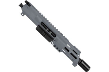 Image of ABC RIFLE COMPANY AR-15 .223 Remington/5.56x45mm NATO Micro Pistol 5in Barrel Custom 5in Top Cut Custom M-LOK Handguard Complete Upper Receiver w/BCG And Charging Handle, Sniper Grey, UA15B-BR5-TCML5-SG