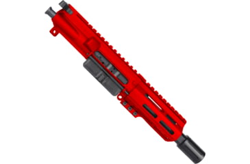 Image of ABC RIFLE COMPANY AR-15 .223 Remington/5.56x45mm NATO Micro Pistol 5in Barrel M-LOK Handguard Upper Receiver w/BCG And Charging Handle, Red, UA15-BR5-ML4D-RD