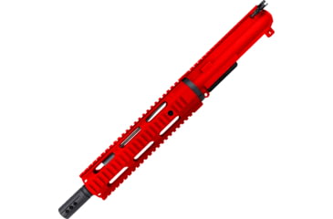 Image of ABC RIFLE COMPANY AR-15 .223 Remington/5.56x45mm NATO Pistol 10in Quadrail Handguard Complete Upper Receiver w/BCG And Charging Handle, Red, UA15-BR10-QR10-RD
