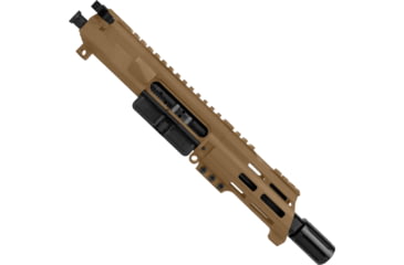 Image of ABC RIFLE COMPANY AR-15 .300 AAC Blackout Micro Pistol 5in Barrel Custom 5in Top Cut Custom M-LOK Handguard Complete Upper Receiver w/BCG And Charging Handle, Burnt Bronze, UA300B-BR5-TCML5-BB