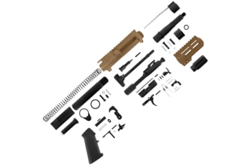 Image of ABC RIFLE COMPANY AR-15 .300 AAC Blackout Micro Pistol Build 5in Barrel 4in M-LOK Handguard Upper Receiver, Bronze, ARPK300-ML4-BB
