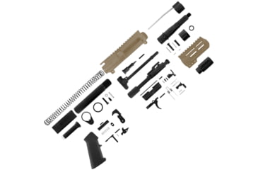 Image of ABC RIFLE COMPANY AR-15 .300 AAC Blackout Micro Pistol Build 5in Barrel 4in M-LOK Handguard Upper Receiver, Flat Dark Earth, ARPK300-ML4-FDE