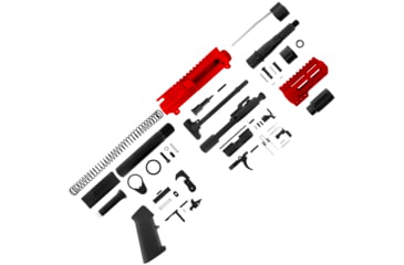 Image of ABC RIFLE COMPANY AR-15 .300 AAC Blackout Micro Pistol Build 5in Barrel 4in M-LOK Handguard Upper Receiver, Red, ARPK300-ML4-RD
