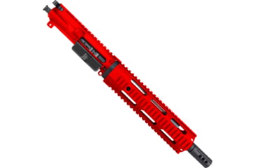 Image of ABC RIFLE COMPANY AR-15 .300 AAC Blackout Pistol 10in Quadrail Handguard Complete Upper Receiver w/BCG And Charging Handle, Red, UA300-BR10-QR10-RD