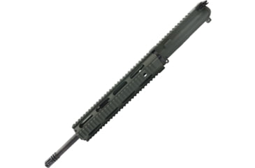 Image of ABC RIFLE COMPANY AR-15 5.56x45mm NATO 16in Barrel 12in Quad Rail Upper Receiver, 1-8 Twist, 1/2x28, A2 Style Muzzle Brake, Nitride, Cerakote Olive Drab Green, UPPER15-QR12-COD