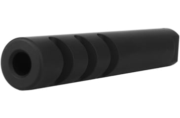 Image of ABC RIFLE COMPANY AR-15 6in Custom Ported Barrel Extender Muzzle Brake, 1/2x28, Matte, Black, MB15-3CUT