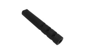 Image of ABC RIFLE COMPANY AR-15 6in Custom Ported Barrel Extender Muzzle Brake, 1/2x28, Matte, Black, MB15-3CUT