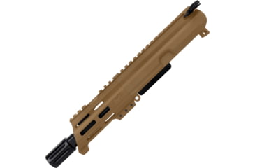 Image of ABC RIFLE COMPANY AR-15 7.62x39mm 5in Barrel Custom 5in Top Cut Custom M-LOK Handguard Complete Micro Pistol Upper Receiver w/BCG And Charging Handle, Burnt Bronze, UA762B-BR5-TCML5-BB