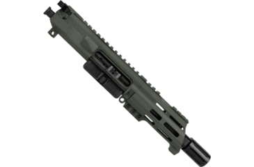 Image of ABC RIFLE COMPANY AR-15 7.62x39mm 5in Barrel Custom 5in Top Cut Custom M-LOK Handguard Complete Micro Pistol Upper Receiver w/BCG And Charging Handle, Olive Drab Green, UA762B-BR5-TCML5-OD