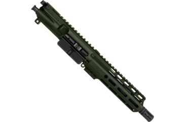Image of ABC RIFLE COMPANY AR-15 7.62x39mm M-LOK Handguard Complete Pistol Upper Receiver w/BCG And Charging Handle, 1-10 Twist, 5/8x24, A2 Style Muzzle Brake, Nitride, Olive Drab Green, UA762-BR7.5-ML7D-ODG